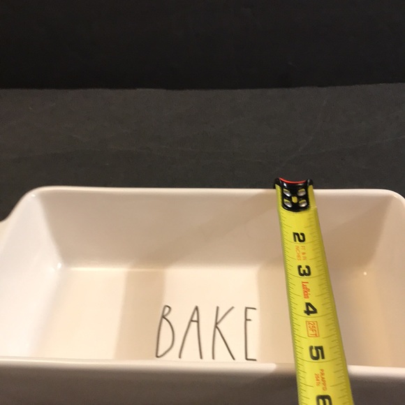 Rae Dunn “BAKE” Baking Dish Pan 9"x5" Rectangle - Picture 5 of 5